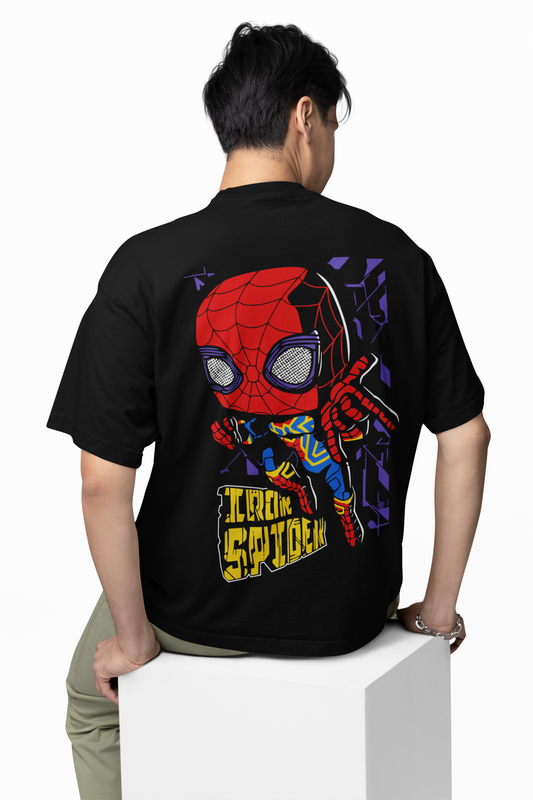 Amazing Spiderman Oversized T-Shirt Trendy Marvel Graphic