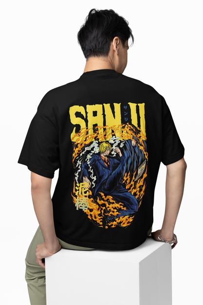 Sanji Anime Oversized T-Shirt