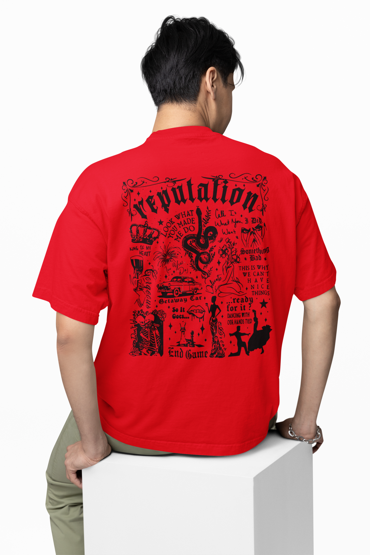 Taylor's Version Oversized T-Shirt for Fans Streetwear Tees