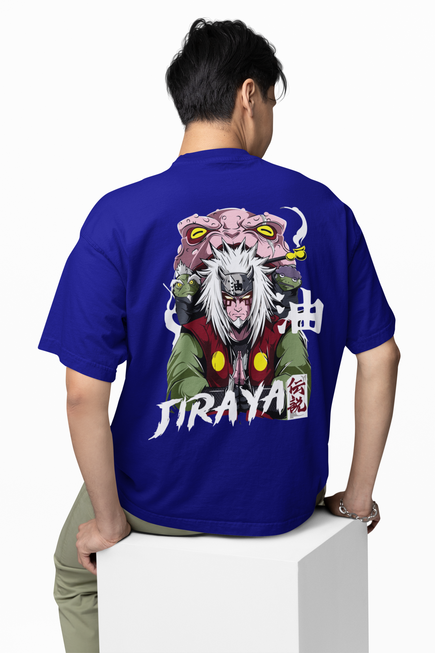 Jiraya Oversized T-Shirt Anime Streetwear Style