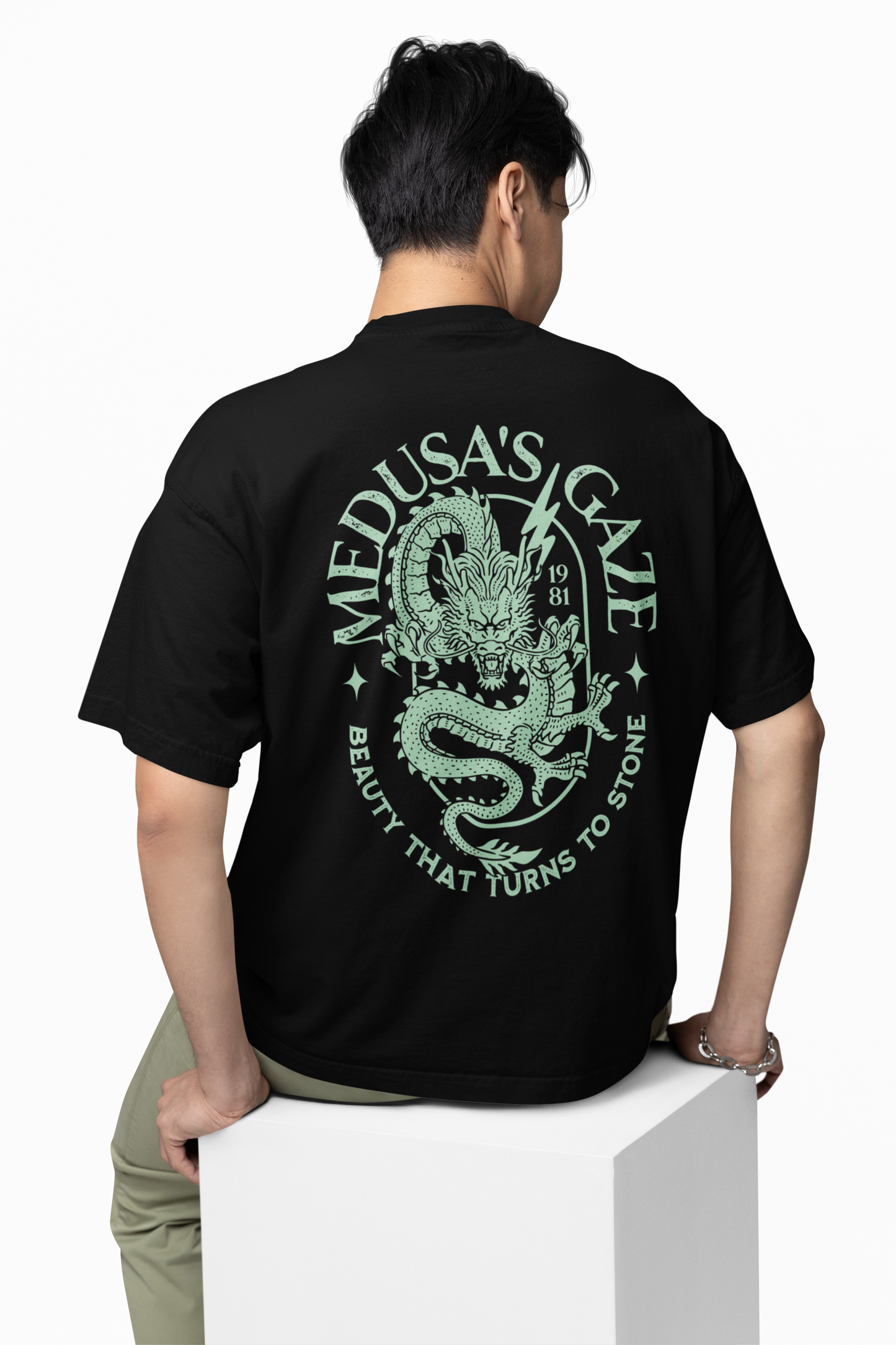 Medusa's Gaze Oversized T-Shirt