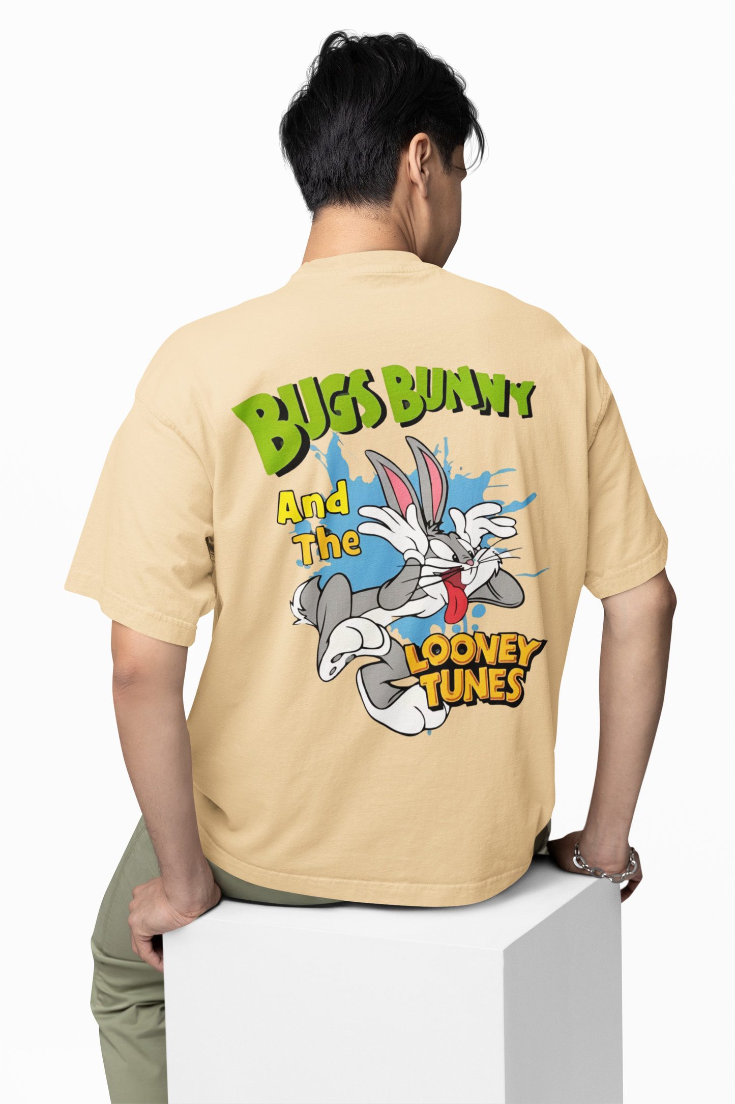 Bunny Bugs Cartoon Oversized T Shirt Fun Anime Graphic Tee
