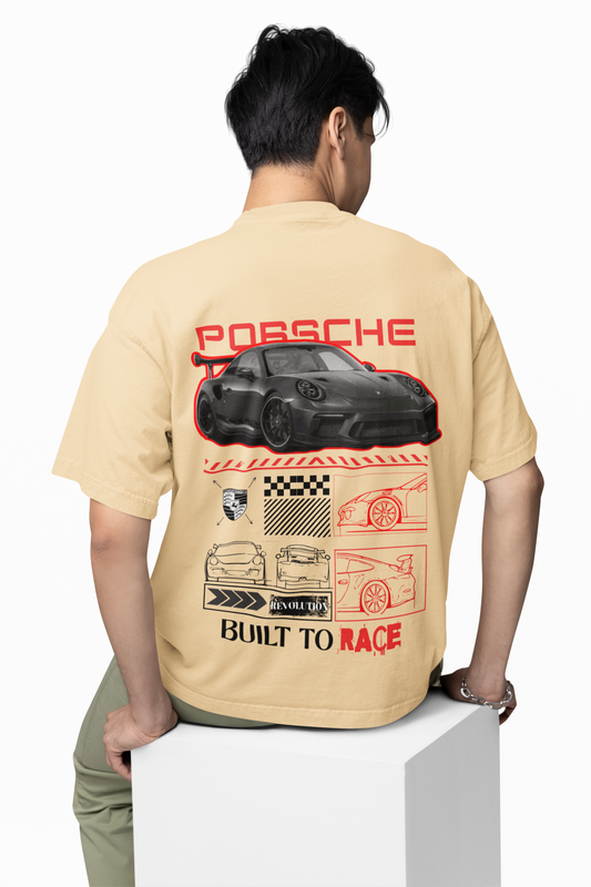 Porsche Build To Race Oversized T-Shirt