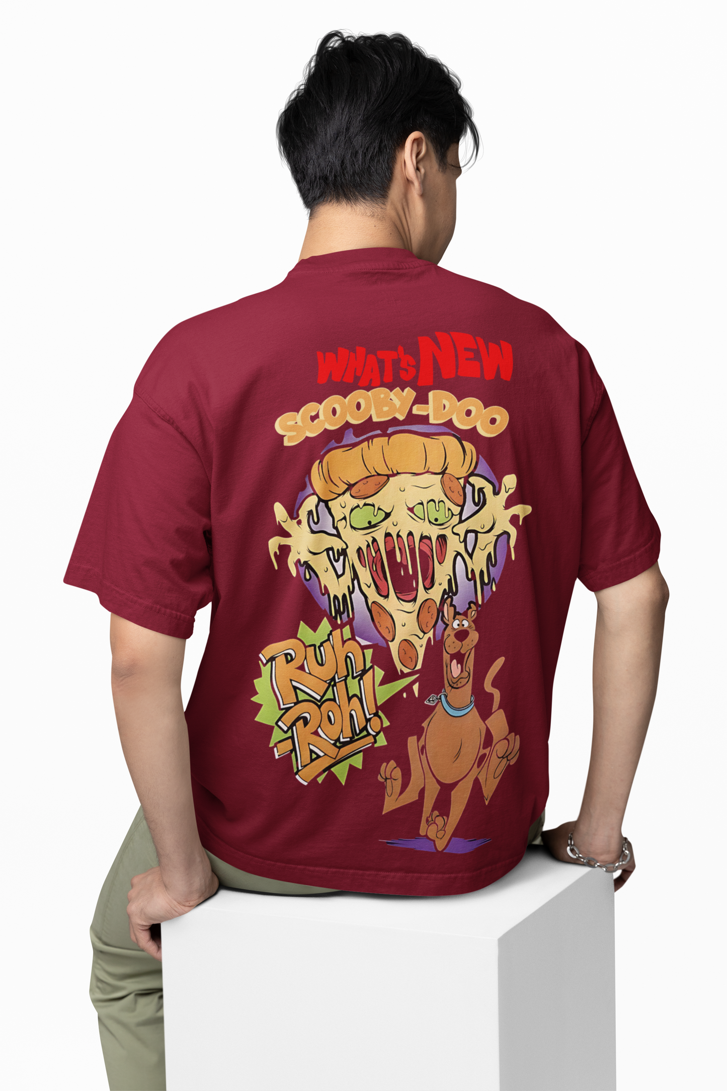 Scooby Doo Cartoon Oversized T-Shirt Bold Streetwear Style