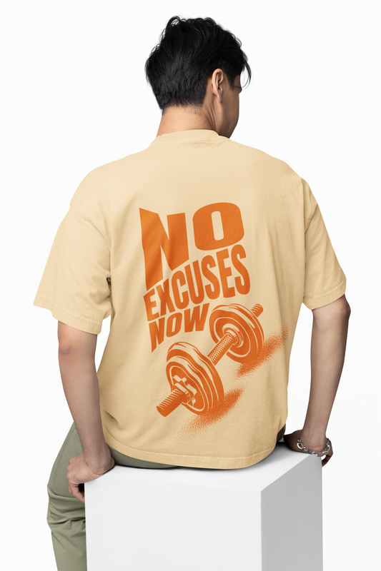 No Excuses Now Oversized T-Shirt