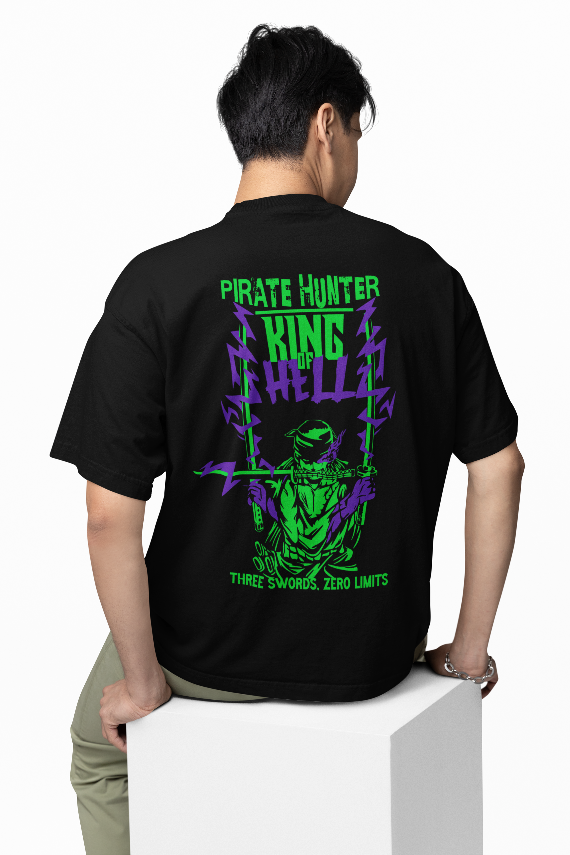 Zoro King Of Hell Oversized T-Shirt
