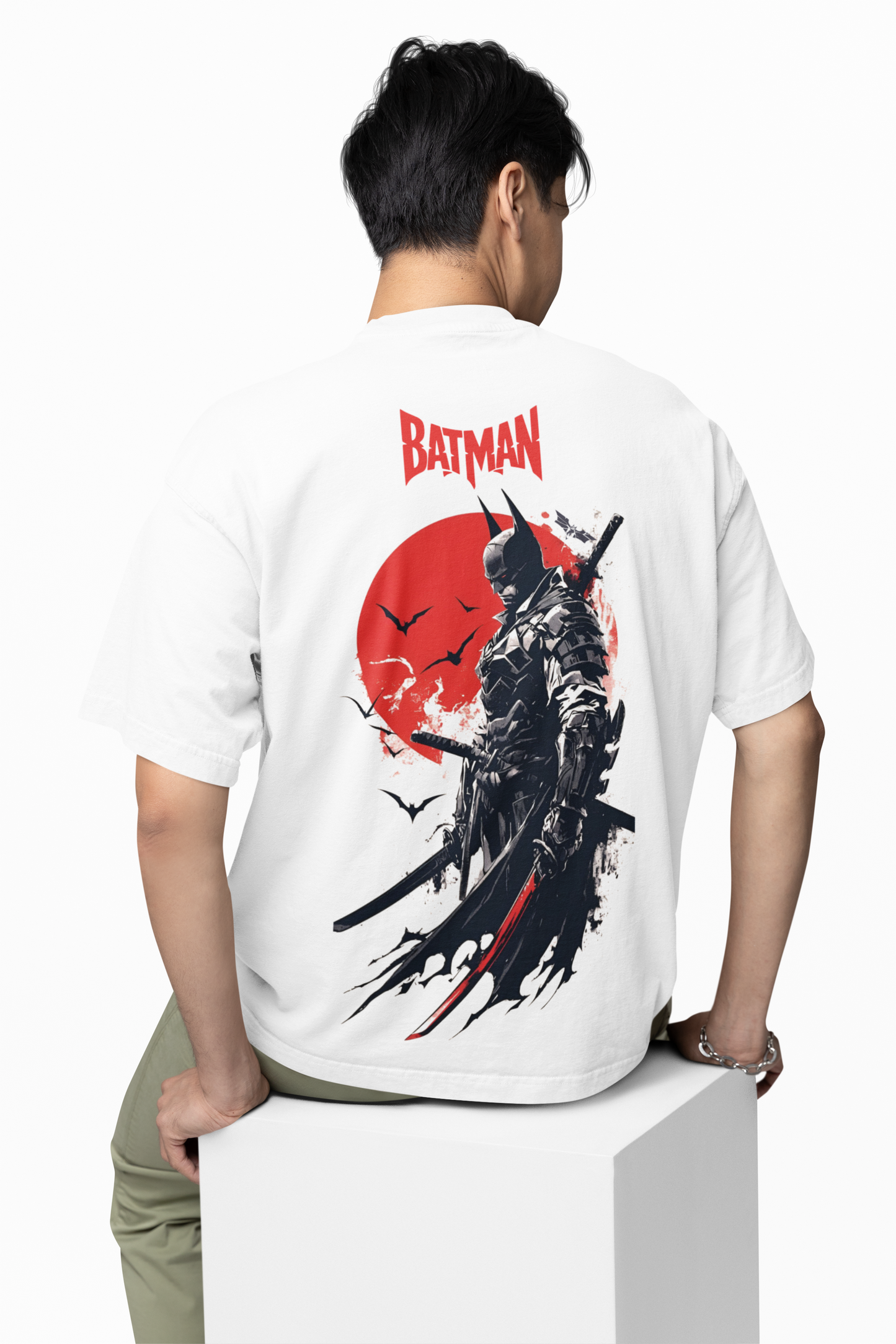 Moon Bat Oversized T-Shirt – Bold & Comfortable Streetwear