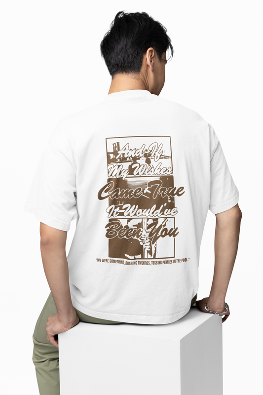 Wishes Come True Oversized T-Shirt for Dreamy Streetwear