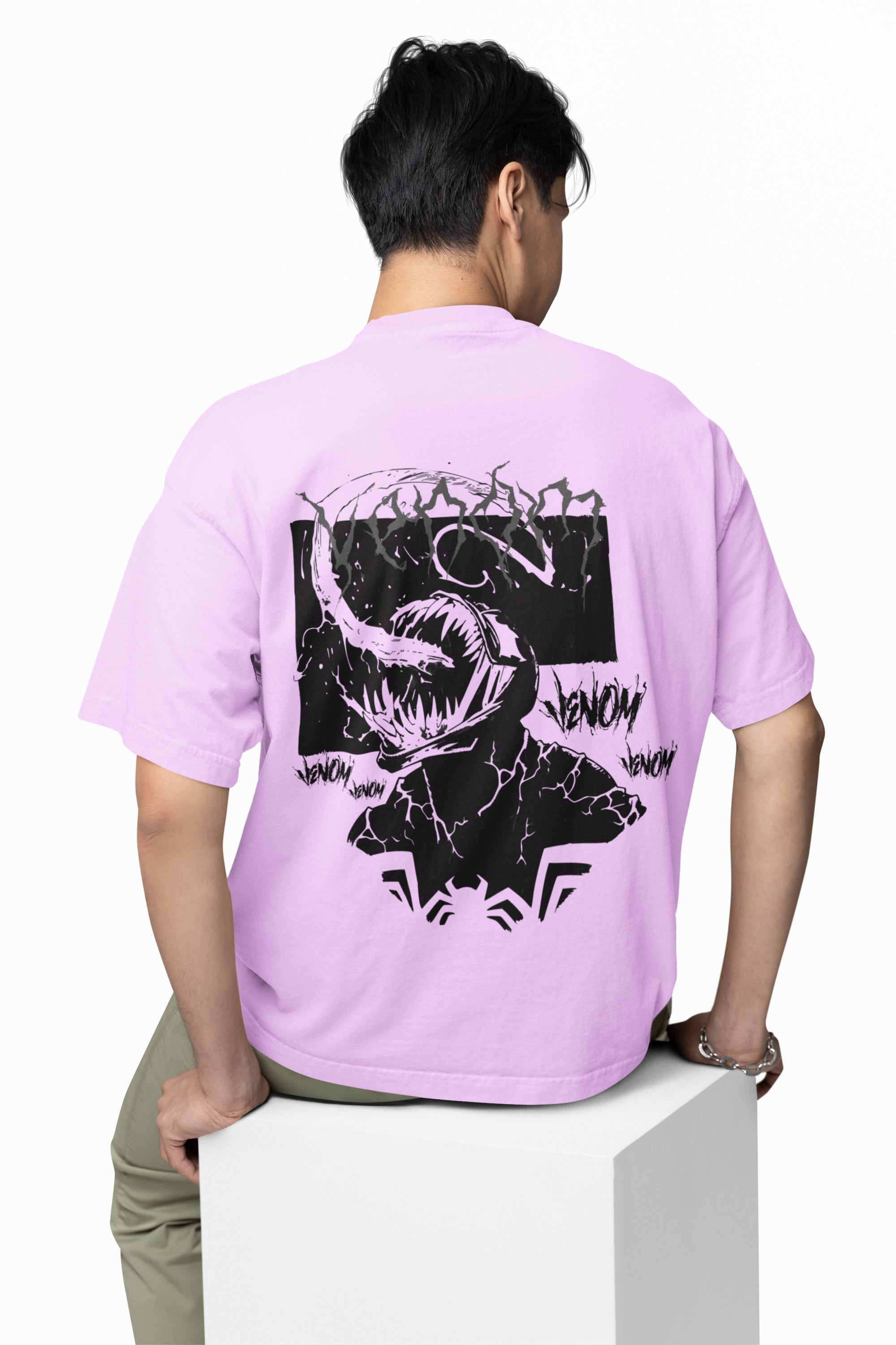 Bleed Black Oversized T-Shirt