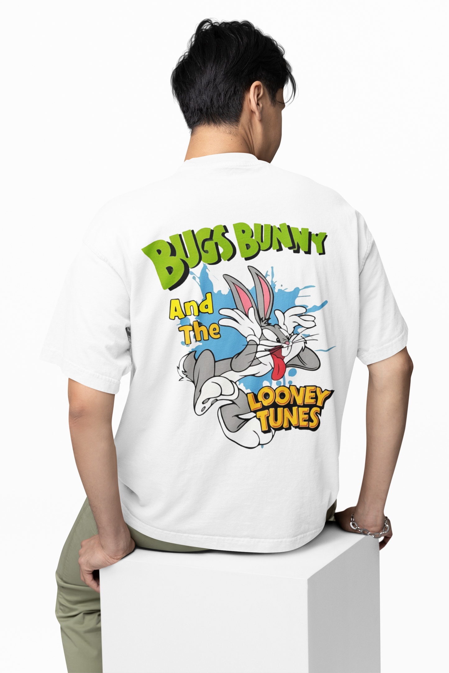 Bunny Bugs Cartoon Oversized T Shirt Fun Anime Graphic Tee