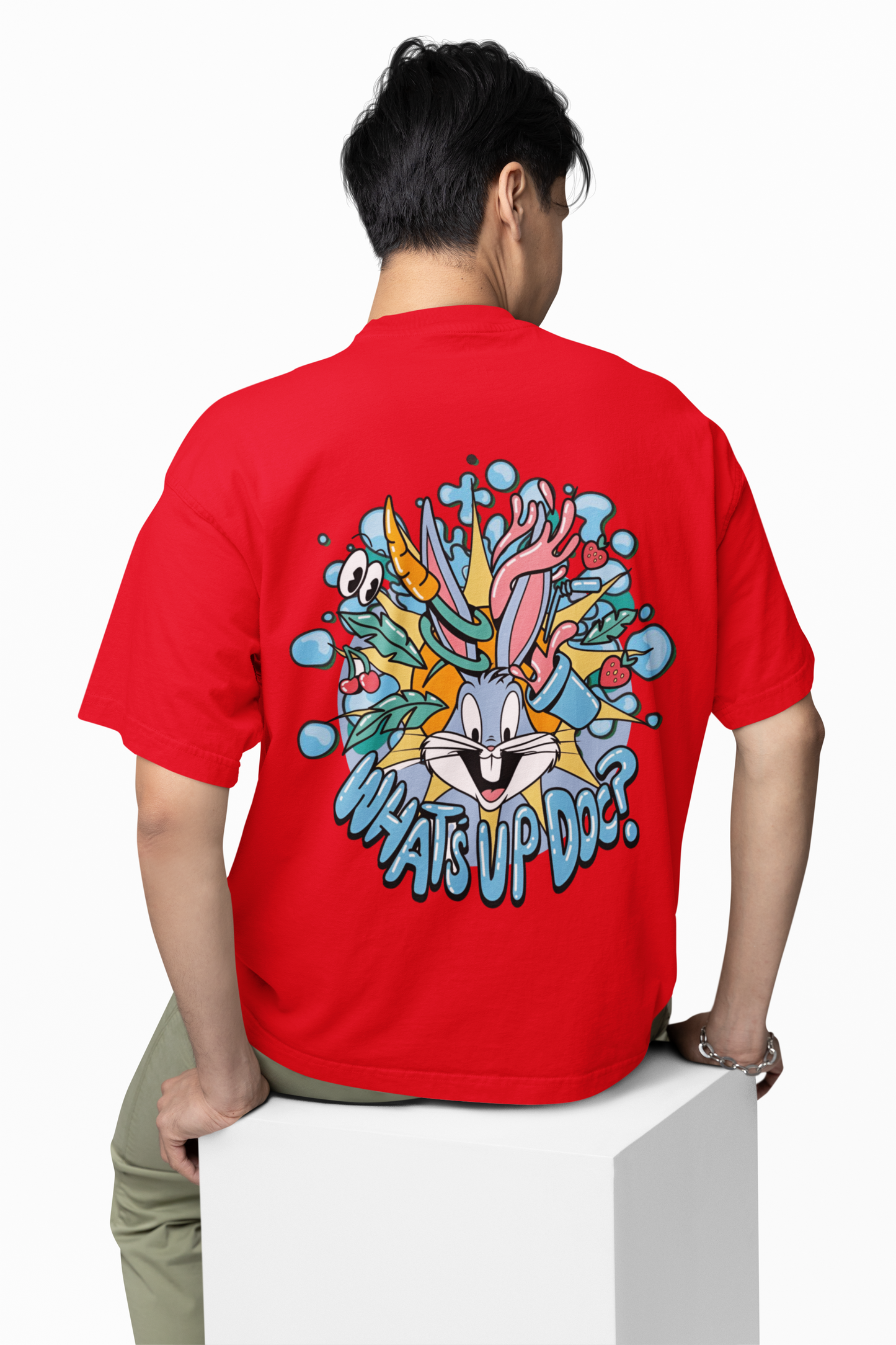 What's Up Doc Oversized T-Shirt for Relaxed Daily Comfort