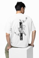 Harmony Of Bird Oversized T-Shirt