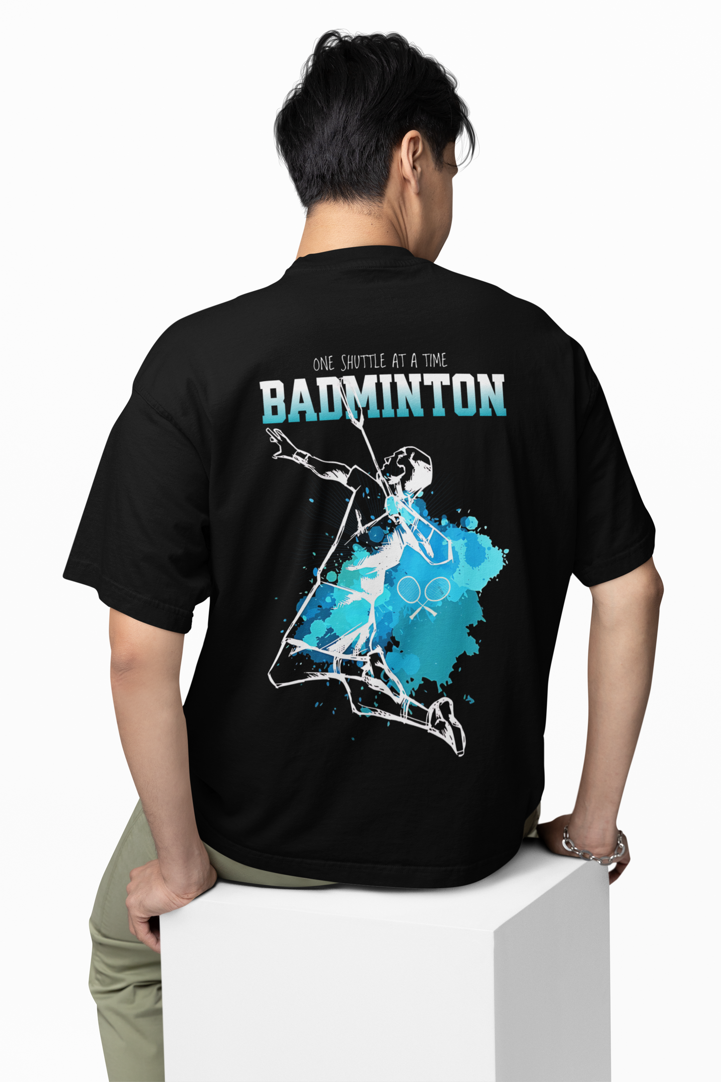 Badminton Shuttle Oversized T-Shirt