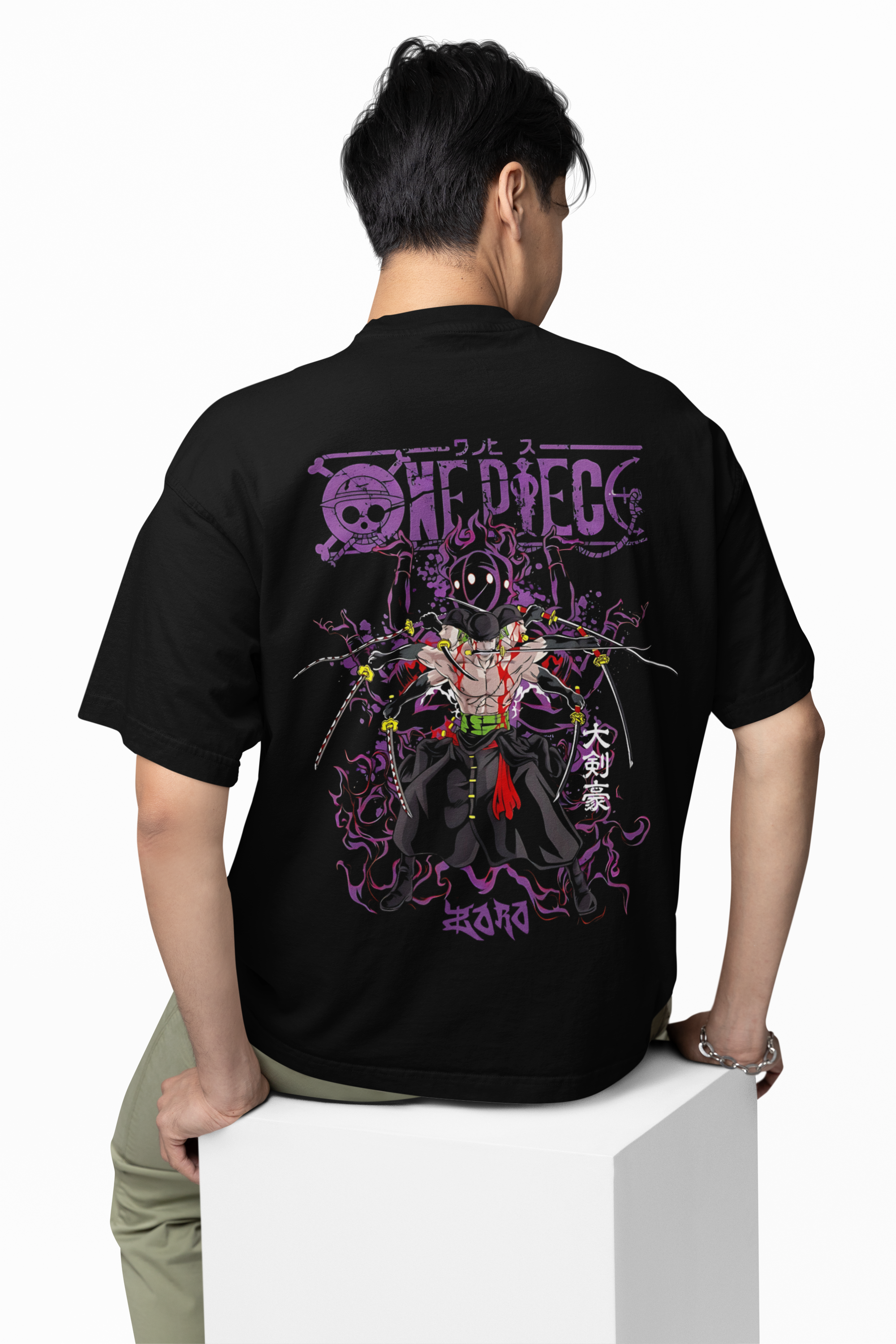3 Head Zoro Oversized T-Shirt
