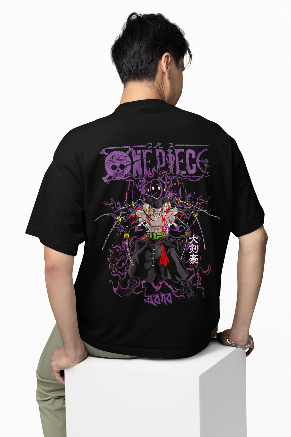 3 Head Zoro Oversized T-Shirt