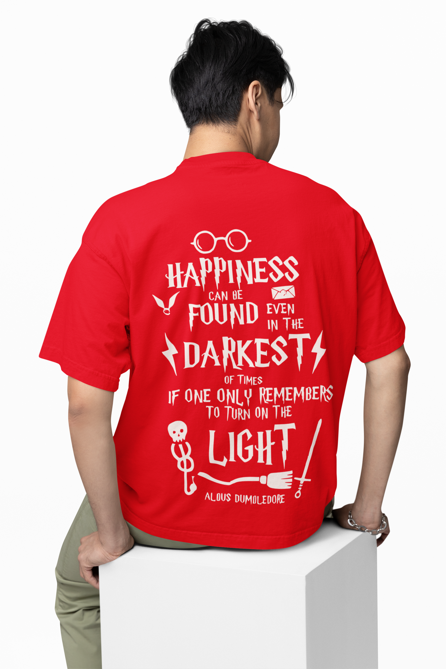 Happiness Always Oversized T-Shirt