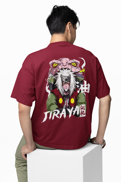 Jiraya Oversized T-Shirt Anime Streetwear Style