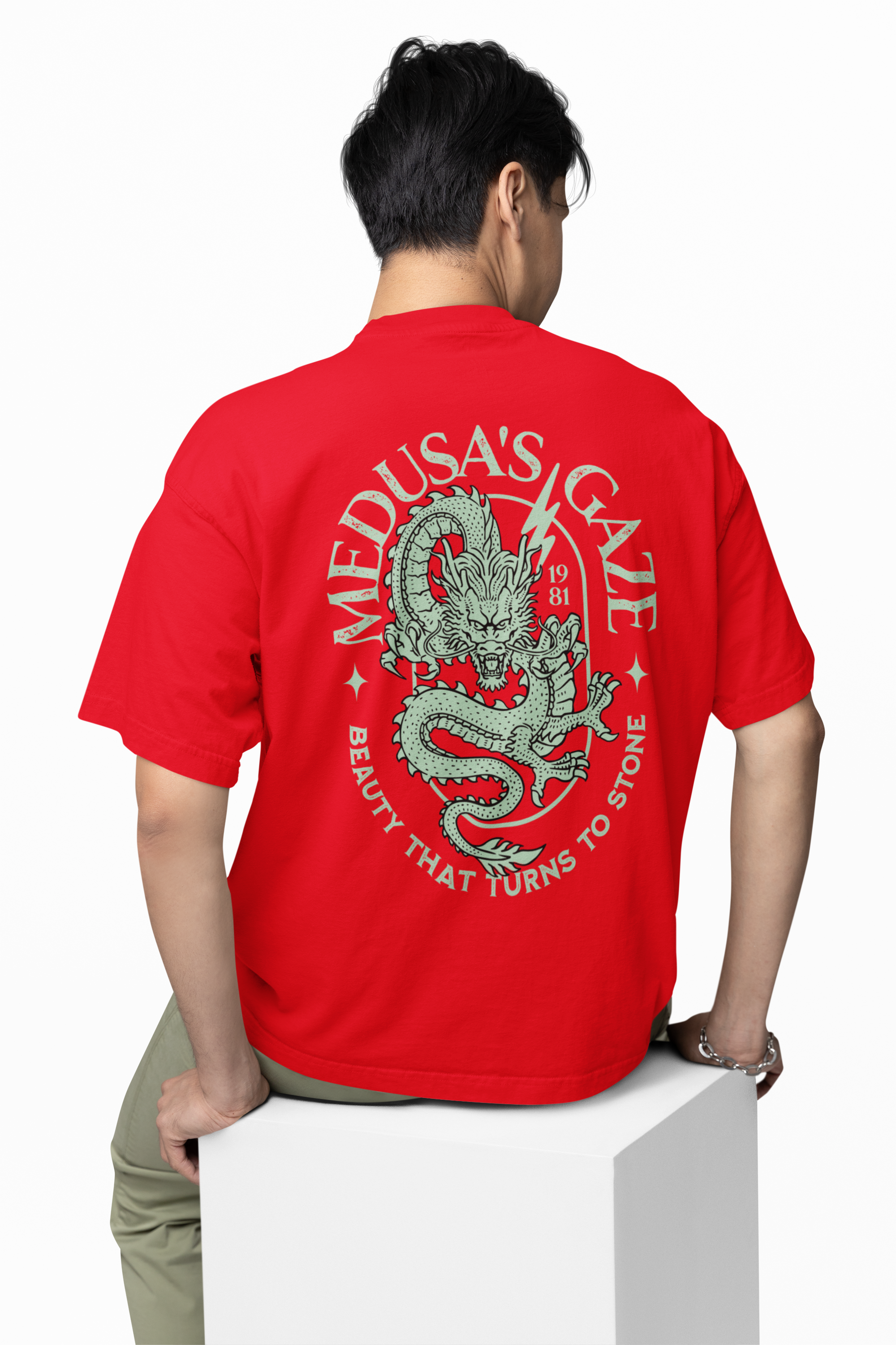 Medusa's Gaze Oversized T-Shirt
