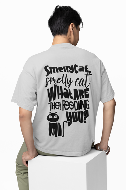 Smelly Cat Oversized T-Shirt for Funny Streetwear Style Now
