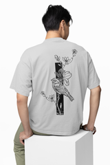 Harmony Of Bird Oversized T-Shirt