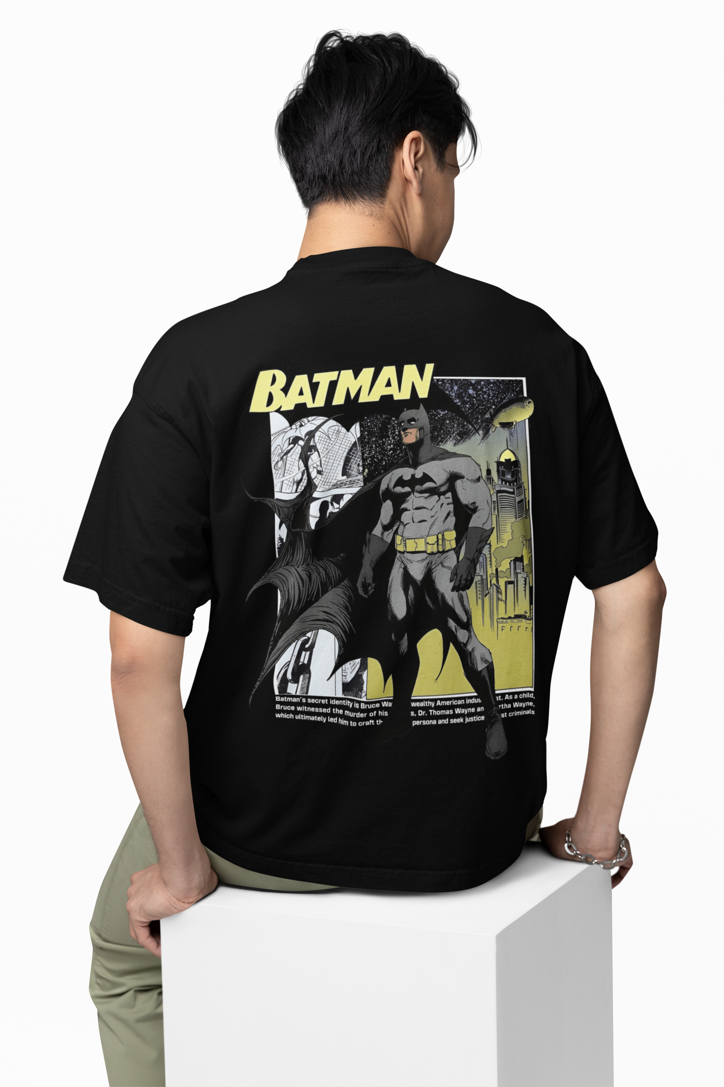 Bat-Man Comic Oversized T-Shirt