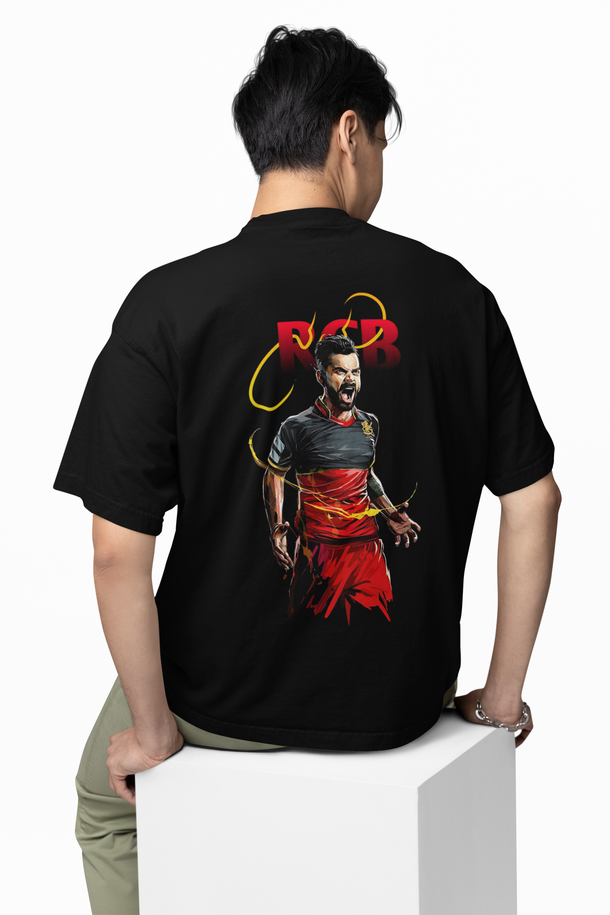 Team Virat Kohli Oversized T-Shirt