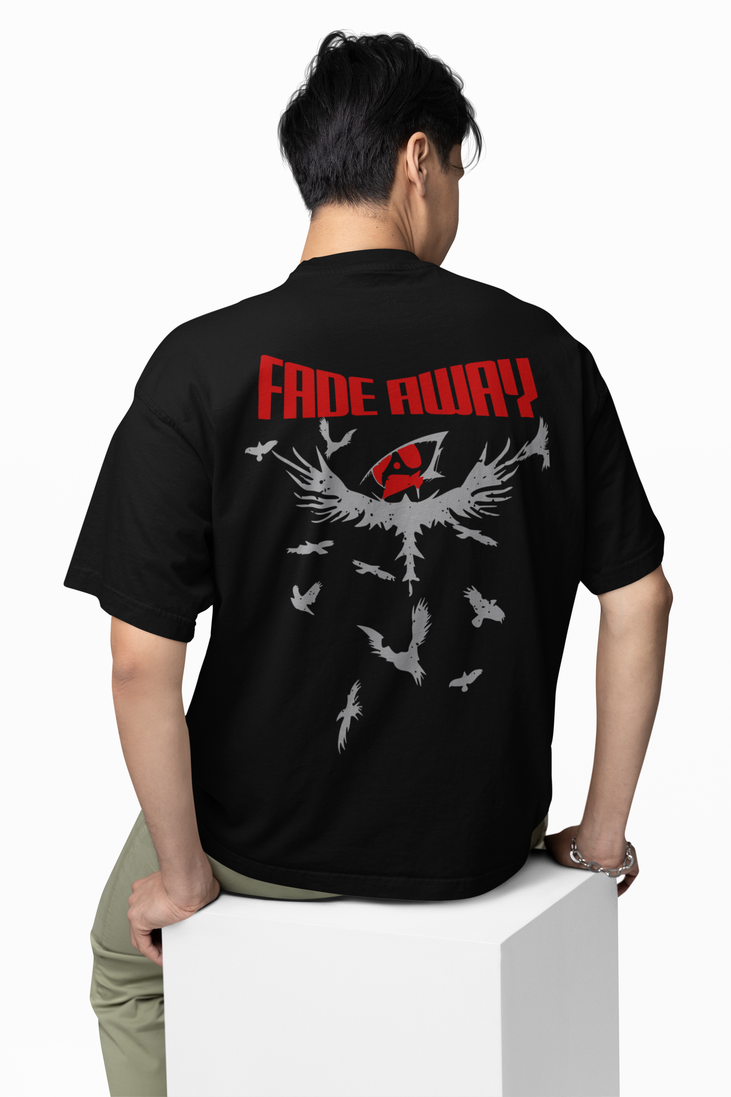 Fade Away Oversized T-Shirt Stylish Streetwear Casual