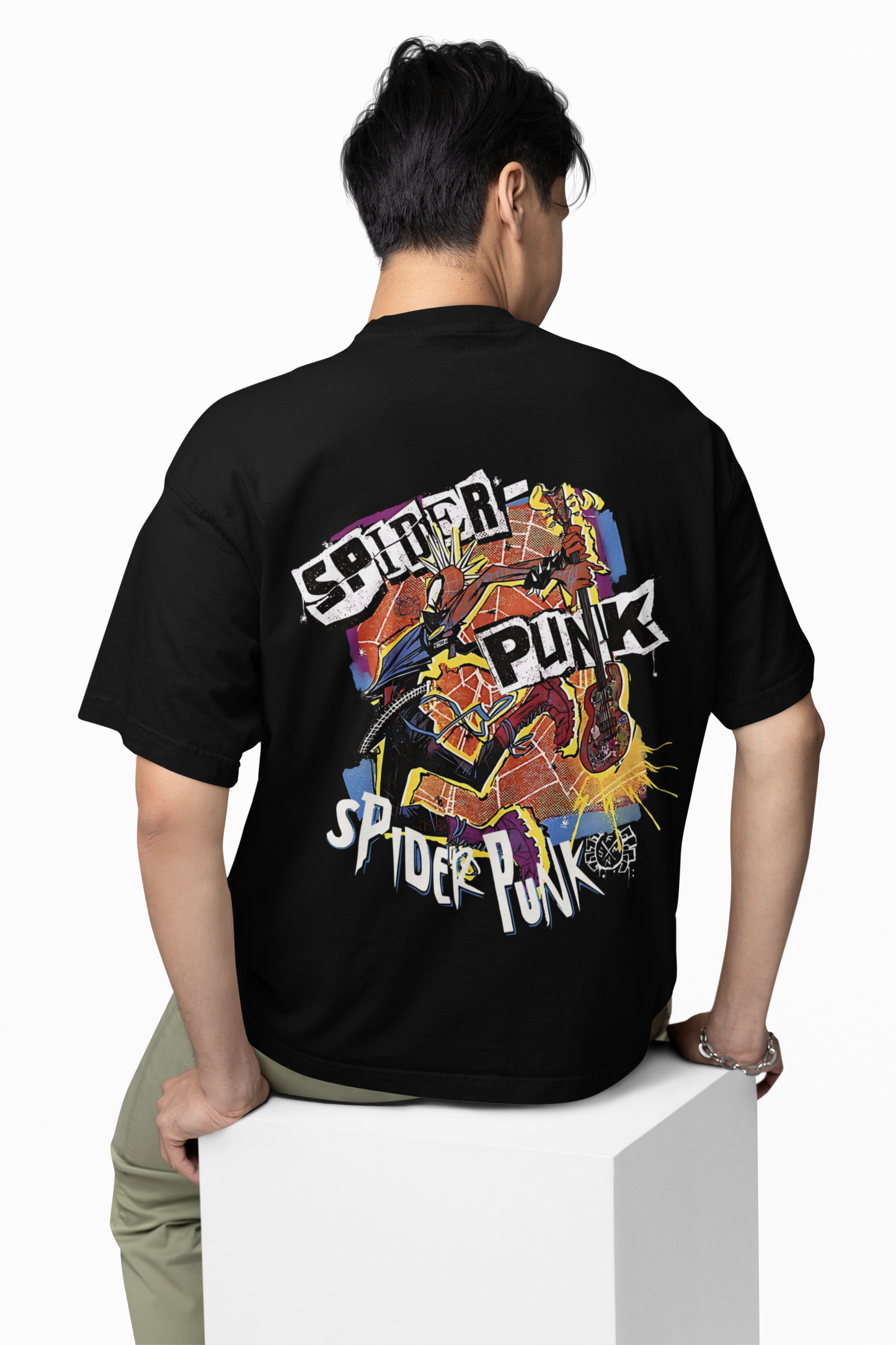Spider Punk Oversized T-Shirt