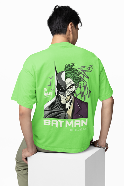 Dark Knight vs Joker Face Oversized T-shirt Comfortable Wear