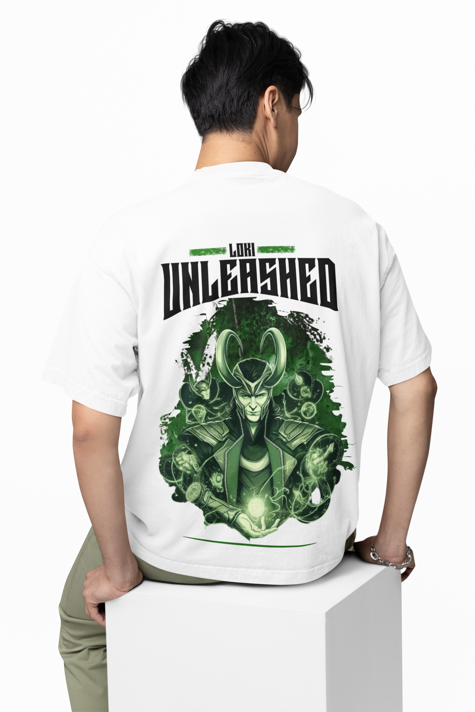Unleashed Graphic Oversized T-Shirt