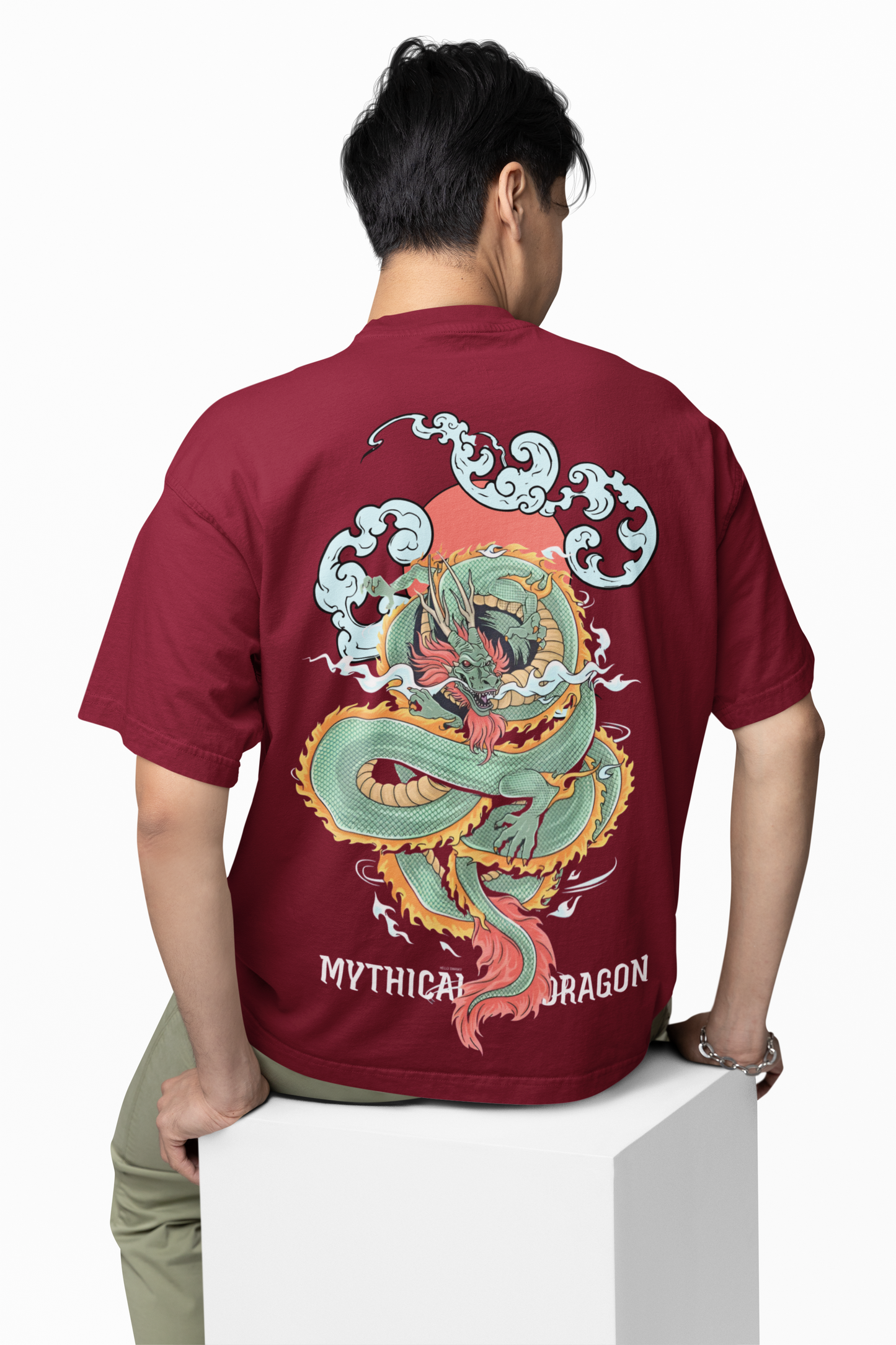 Mythical Dragon Oversized T-Shirt