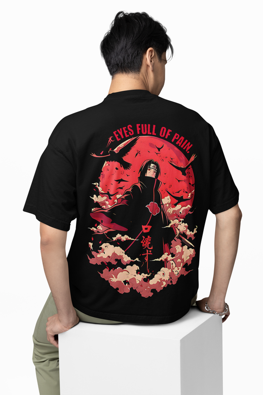 Pain Eyes Oversized T-Shirt Dark and Powerful Streetwear Style