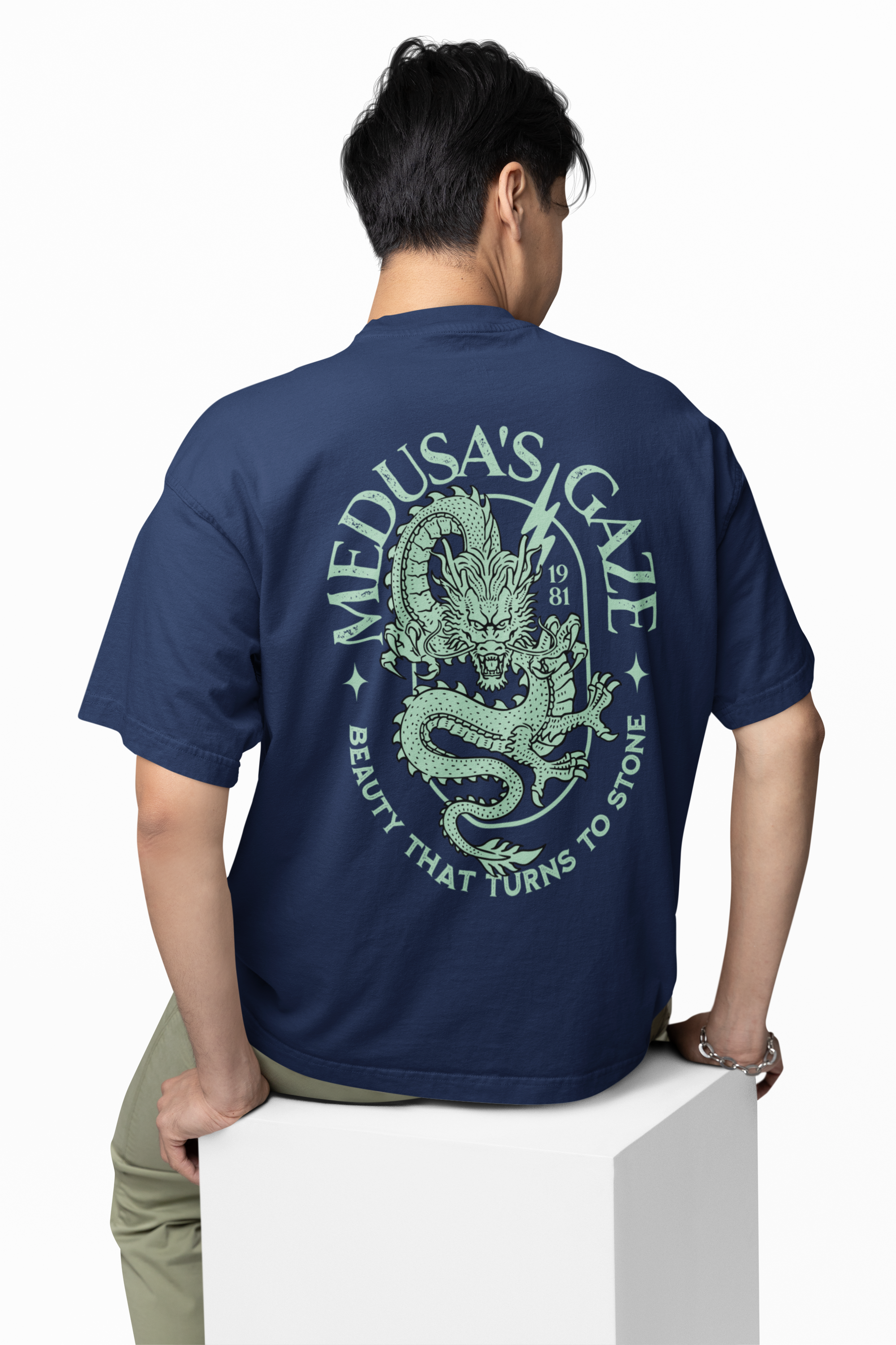Medusa's Gaze Oversized T-Shirt
