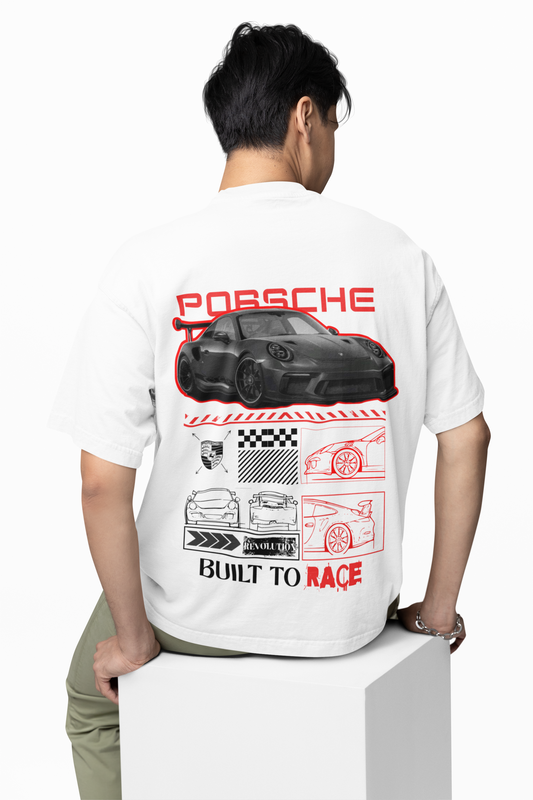 Porsche Build To Race Oversized T-Shirt