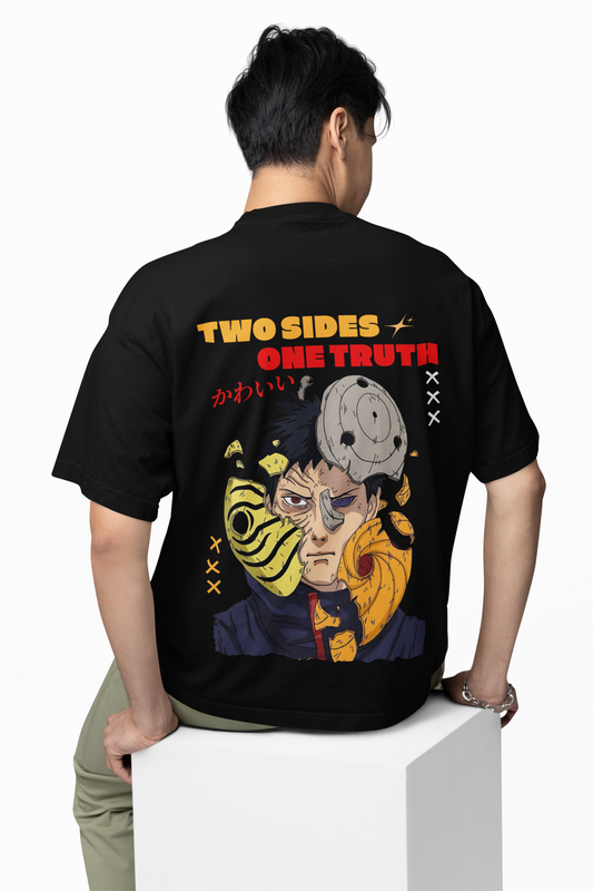 Two Side One Truth Oversized T-Shirt