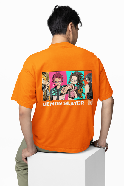 Demon Slayer Street Oversized T-Shirt Anime Meets Urban Drip