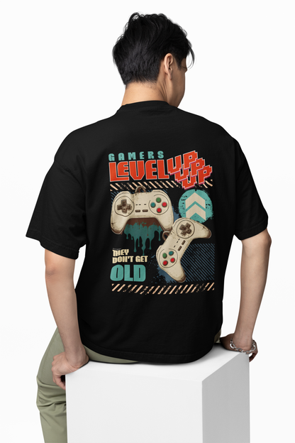 Level Up Oversized T-Shirt for Modern Casual Wear