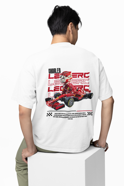 Ferrari F1 Car Oversized T-Shirt Motorsport Streetwear Tee