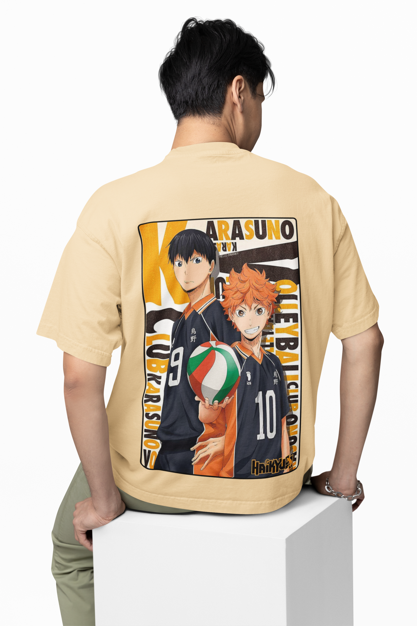 Haikyu Oversized T-Shirt Bold Anime-Inspired Streetwear