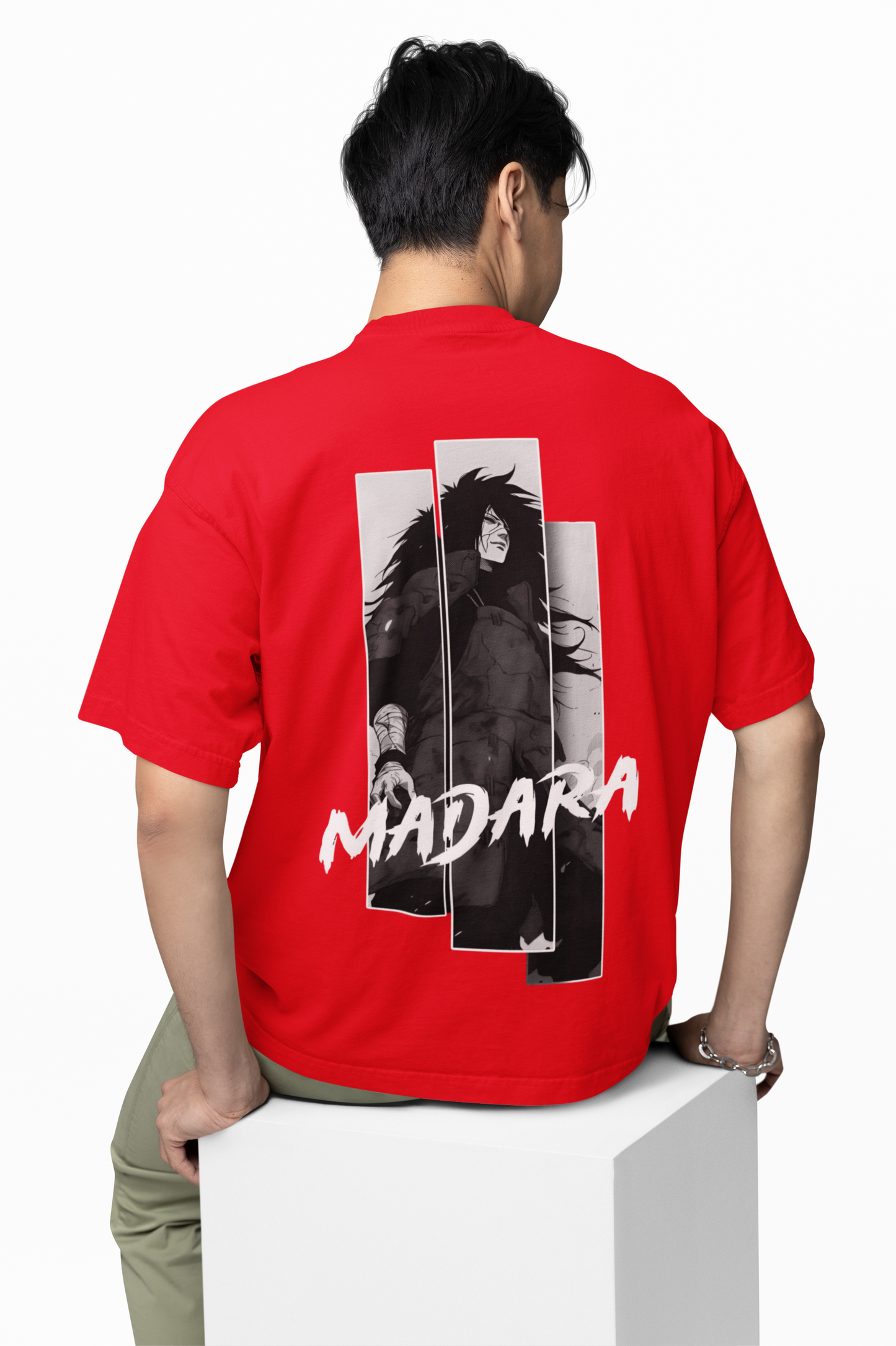 Madara Uchiha Oversized T-Shirt Bold Anime Streetwear