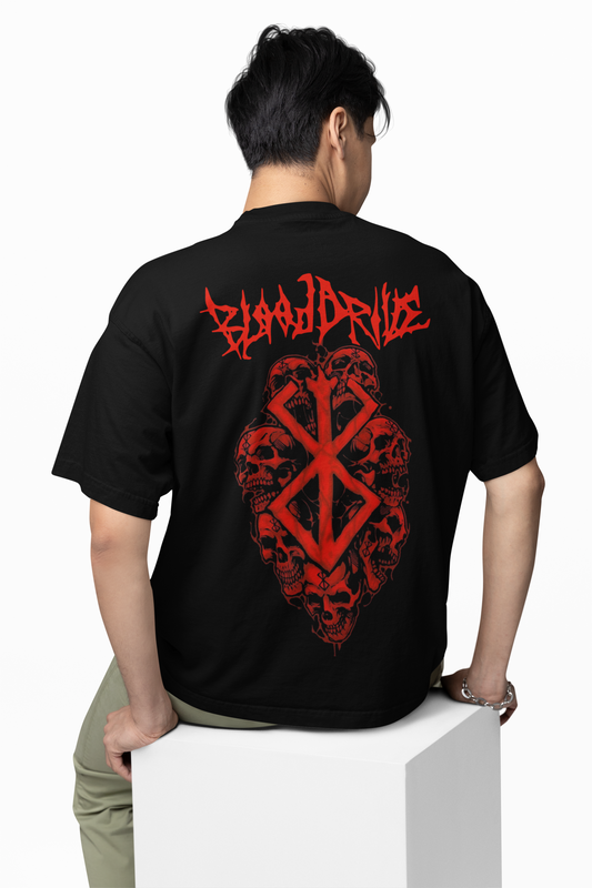 Blood Drive Oversized T Shirt Stylish  Casual Wear