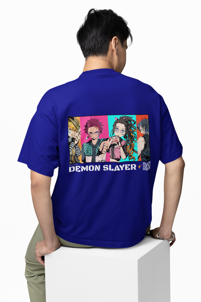 Demon Slayer Street Oversized T-Shirt Anime Meets Urban Drip