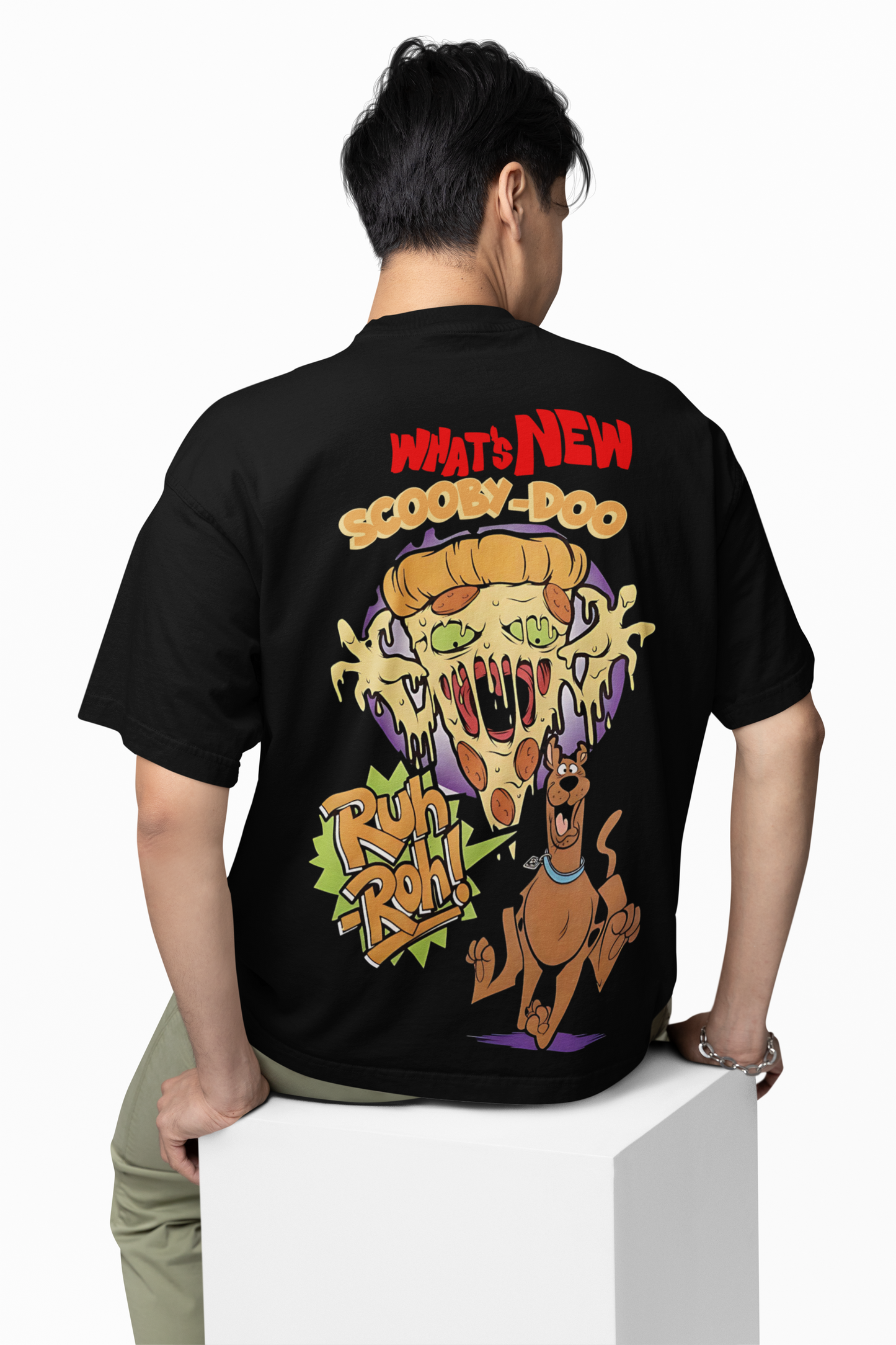 Scooby Doo Cartoon Oversized T-Shirt Bold Streetwear Style