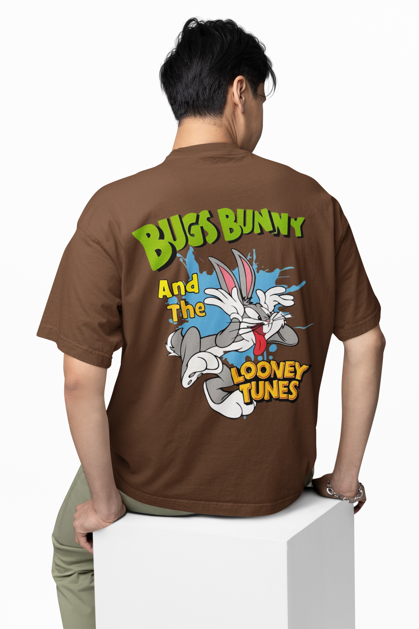 Bunny Bugs Cartoon Oversized T Shirt Fun Anime Graphic Tee