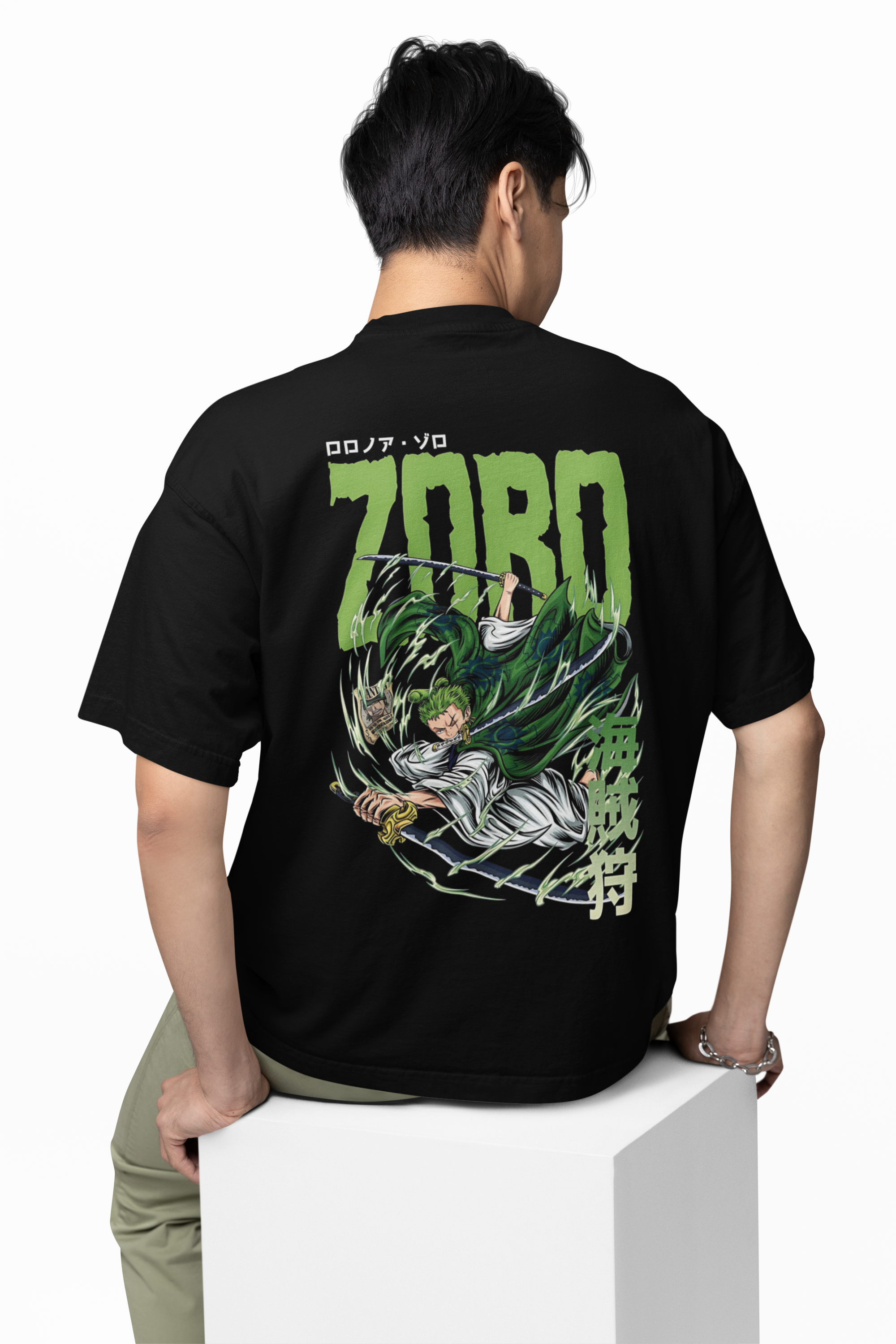 Zoro Anime Oversized T-Shirt