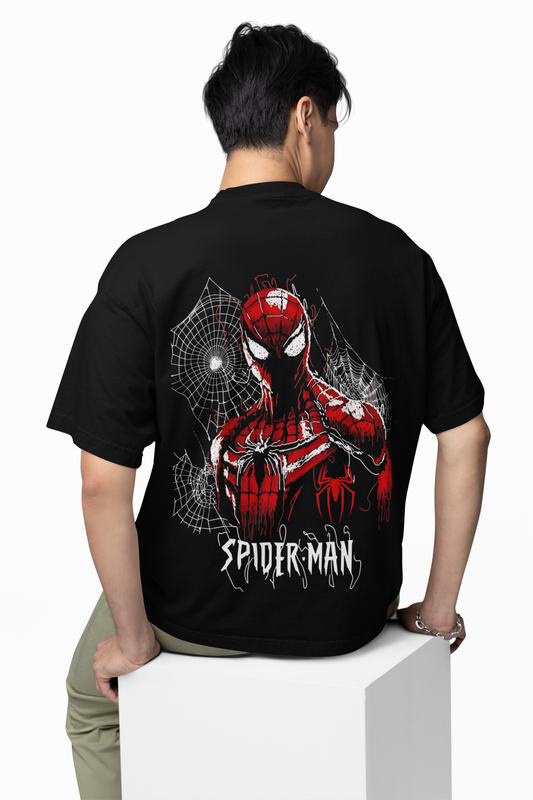 Venomous Web Spider-Man Oversized T-Shirt