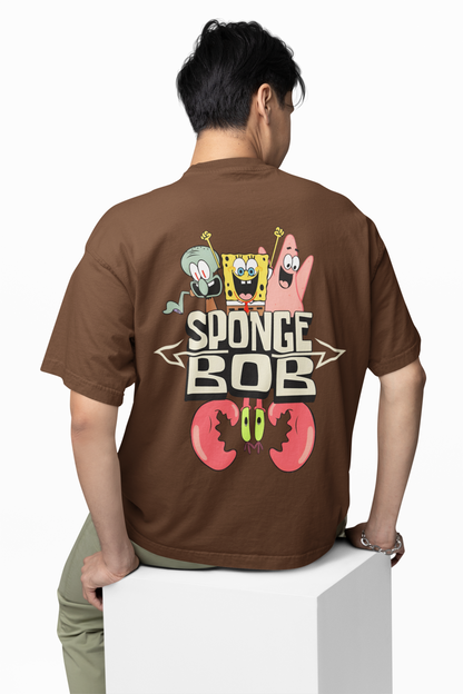 SpongeBob Cartoon Oversized T-Shirt