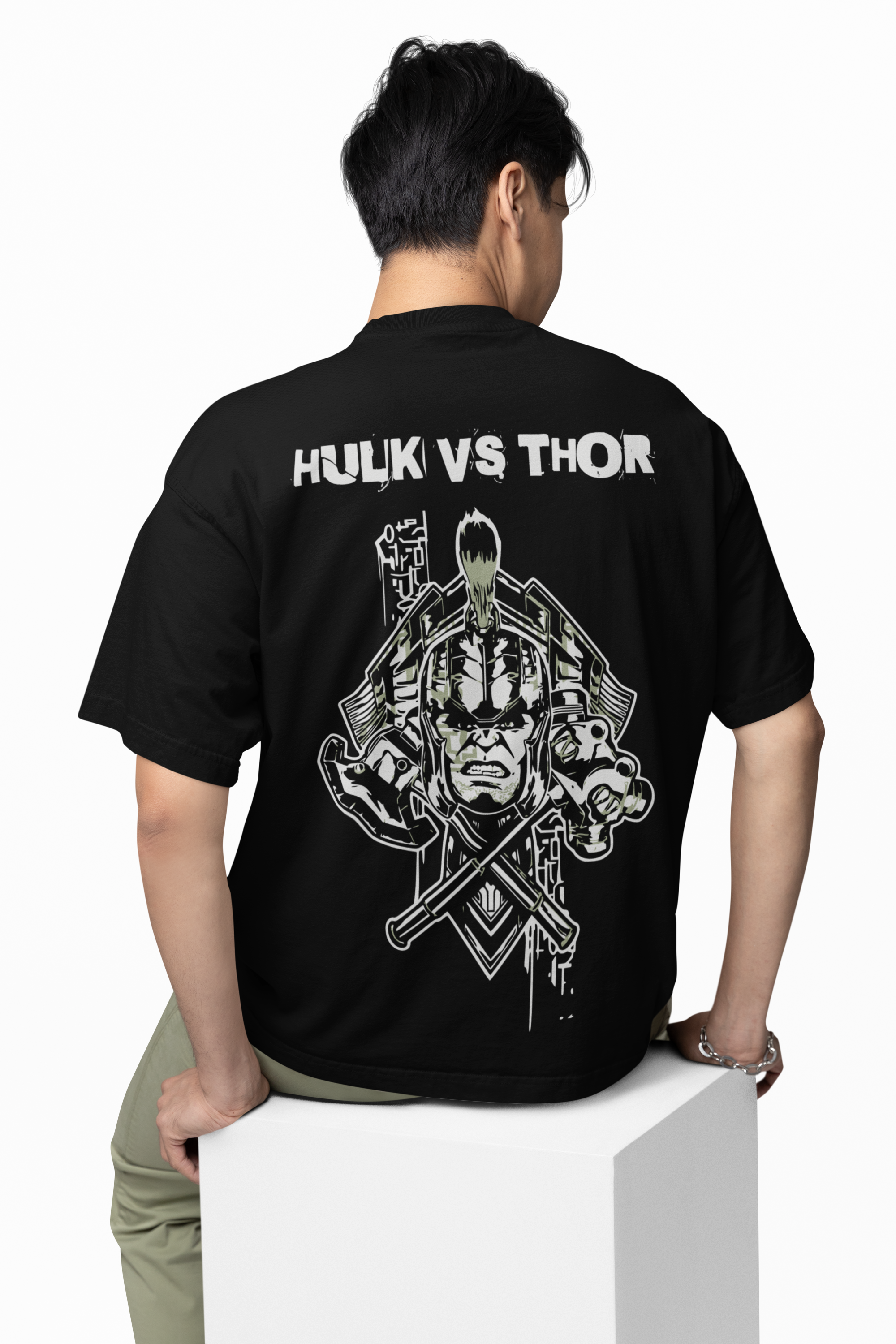 Hulk Vs Thor Oversized T-Shirt