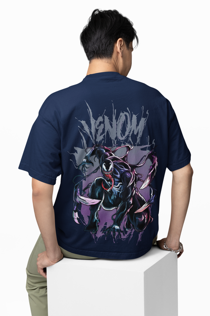 Venom Vortex Oversized T-Shirt for Bold Dark Streetwear Style