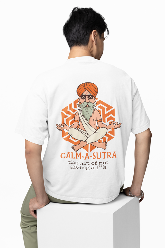 Calm-A-Sutra Oversized T-Shirt Relaxed Streetwear Style